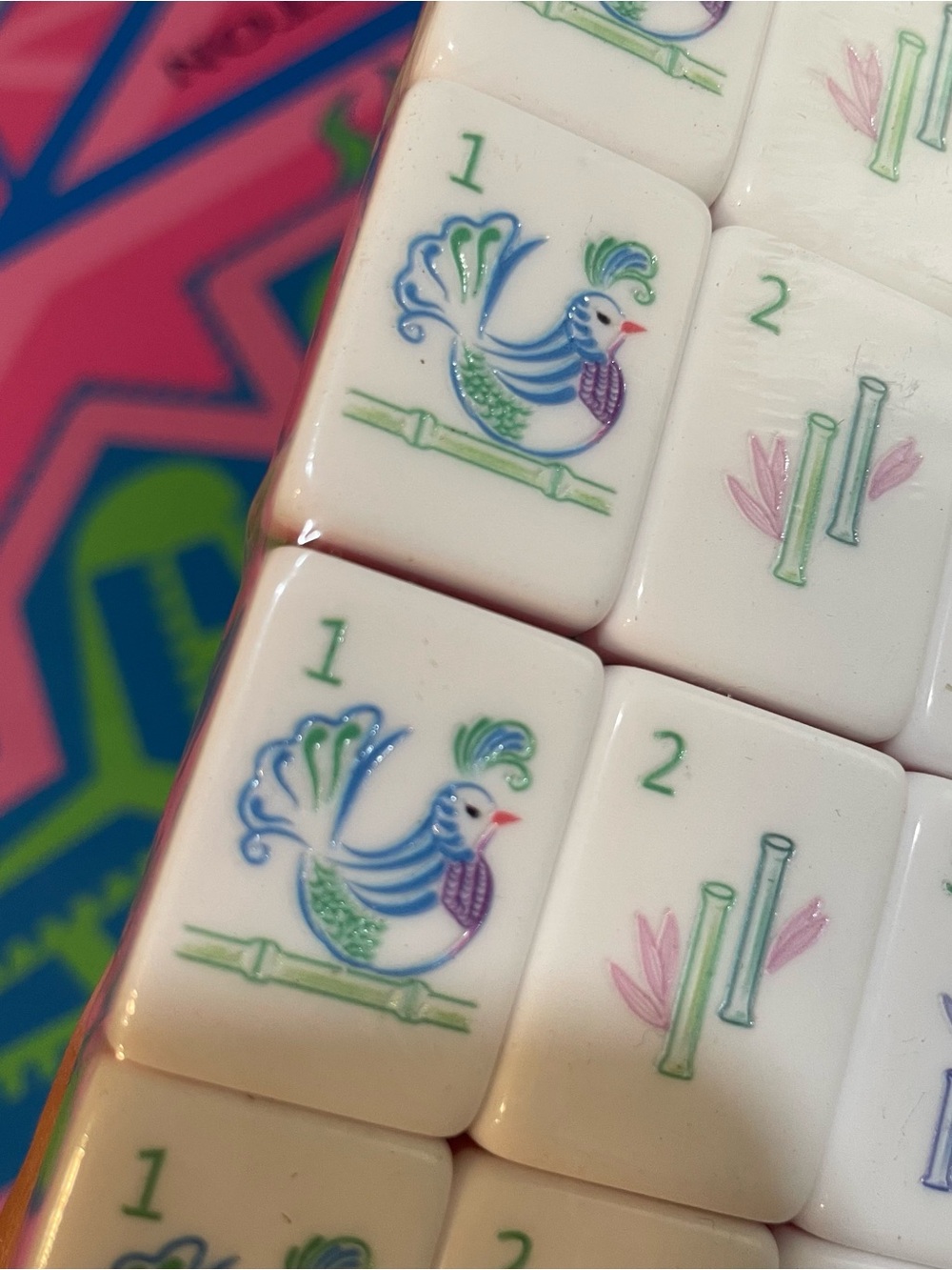 Four layer NEW Boutique-style American Mahjong Tile Set - Picture 7 of 8